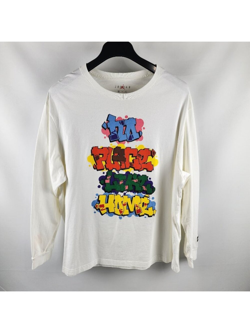 Nike Jordan Shirt Men XXL Multi SucceZZ Chicago Collaborators L/S Tee CW1147-100